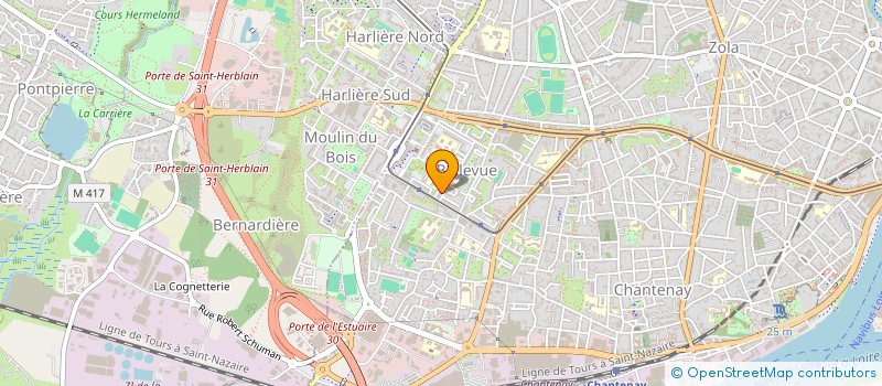 localisation de l'entreprise CULTURES ET ARTS A L'ESPRIT NANTAIS à NANTES