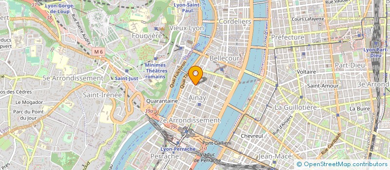 localisation de l'entreprise CULTURES ET FOI à LYON