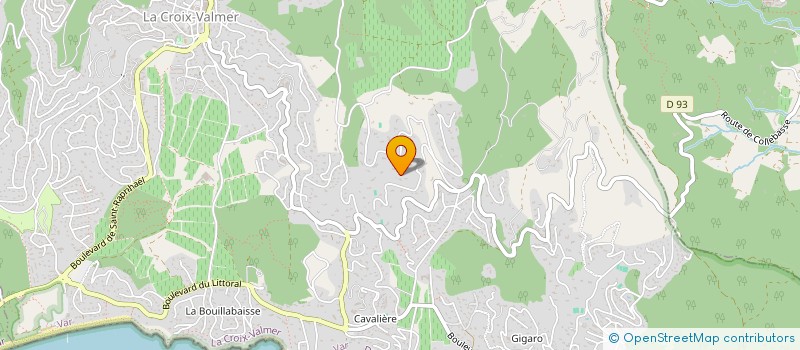 localisation de l'entreprise CULTURES ET FRATERNITE  LA CROIX-VALMER