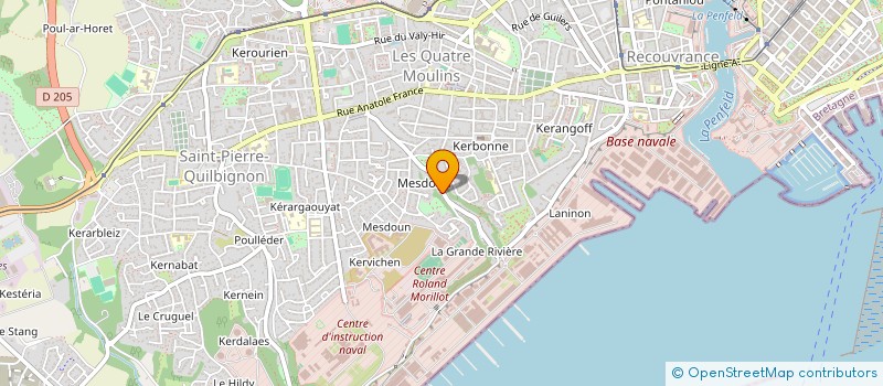 localisation de l'entreprise CULTURES ET RELIGIONS EN DIALOGUE à BREST