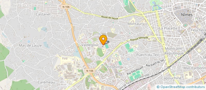 localisation de l'entreprise CULTURES ET SAVOIR NIMES  NIMES