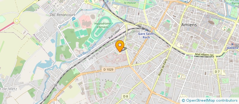 localisation de l'entreprise CULTURES-MEMOIRES ET PATRIMOINES  AMIENS