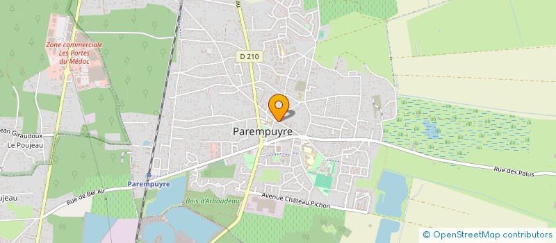 localisation de l'entreprise CULTURES SANS FRONTIERE 33  PAREMPUYRE