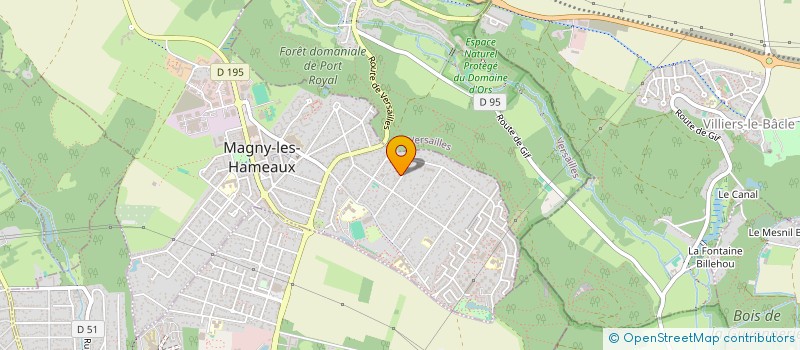 localisation de l'entreprise CULTUREUIL ET CIECLO  MAGNY-LES-HAMEAUX