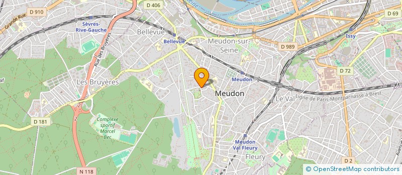 localisation de l'entreprise CULTURFOUNDRY  MEUDON