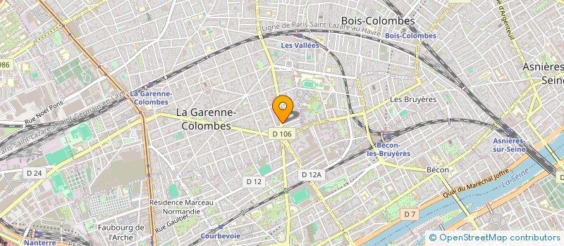 localisation de l'entreprise CULTURZONE  LA GARENNE-COLOMBES