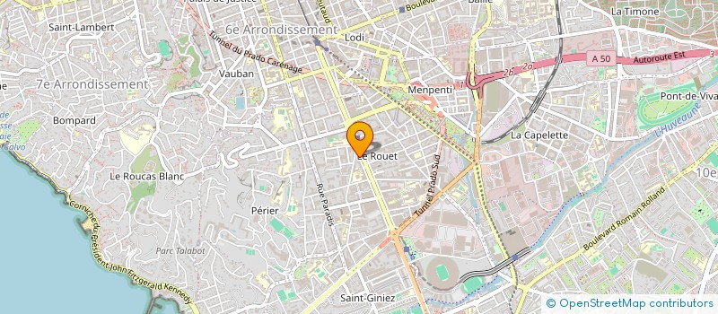 localisation de l'entreprise CUM SALIO  MARSEILLE