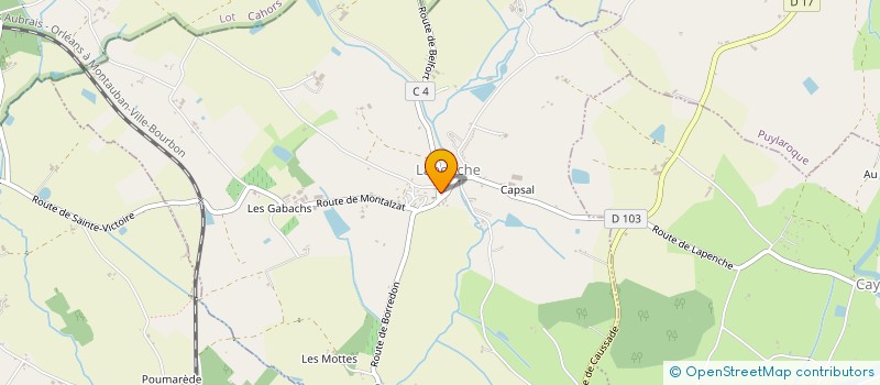 localisation de l'entreprise CUMA ACCUEIL DE LAPENCHE  LAPENCHE