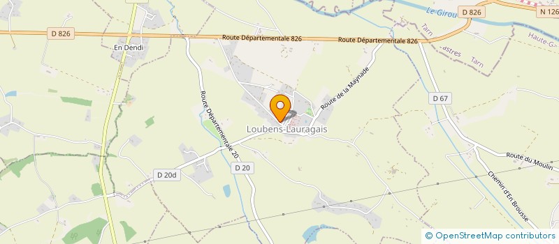 localisation de l'entreprise CUMA ACCUEIL SALVETAT LAURAGAI à LA SALVETAT-LAURAGAIS
