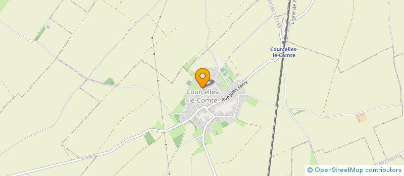 localisation de l'entreprise CUMA AGRICULTURE ET MECANIQUE  COURCELLES-LE-COMTE