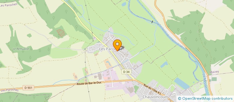 localisation de l'entreprise CUMA AGRILOR MECA à LES PAROCHES