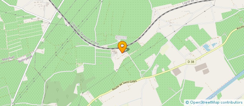 localisation de l'entreprise CUMA ALPILLES COSTIERES  BEAUCAIRE