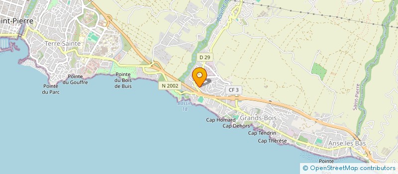 localisation de l'entreprise CUMA AMFLOR-CANNE à SAINT-PIERRE