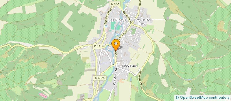 localisation de l'entreprise CUMA AVENIR EN COTE DES BAR à LES RICEYS