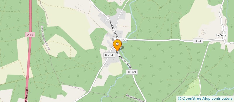 localisation de l'entreprise CUMA AYGUELONGUE  SAINT-GOR