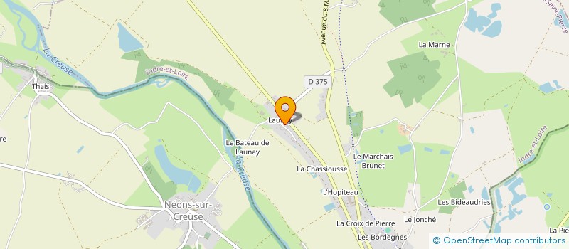 localisation de l'entreprise CUMA BASSE TOURAINE  TOURNON SAINT PIERRE