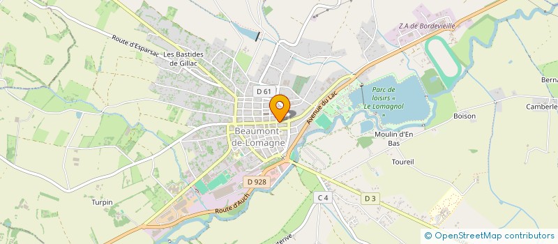 localisation de l'entreprise CUMA BIO ENERGIES 82  LARRAZET