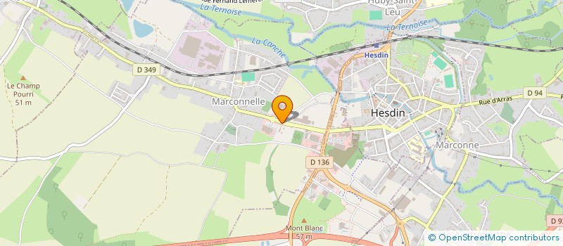 localisation de l'entreprise CUMA BIOTOPE  MARCONNELLE