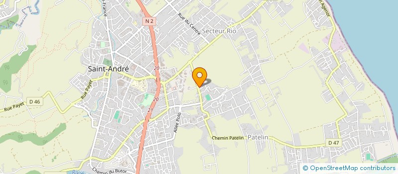 localisation de l'entreprise CUMA BRAS DES LIANES à SAINT-ANDRE