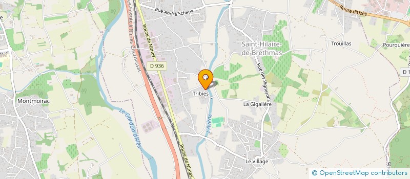 localisation de l'entreprise CUMA BRETHMAS  SAINT-HILAIRE-DE-BRETHMAS