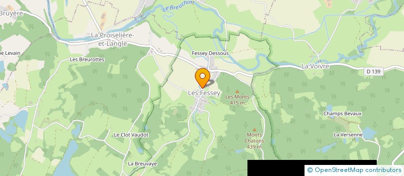 localisation de l'entreprise CUMA BREUCH  LA PROISELIERE-ET-LANGLE