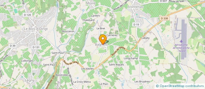 localisation de l'entreprise CUMA BUISANTINE  VAL D'OINGT