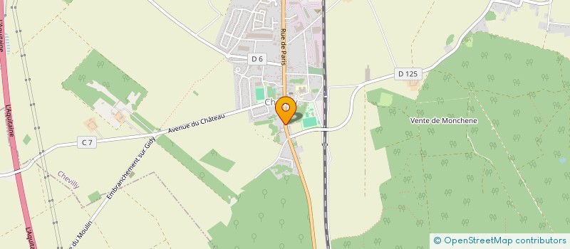 localisation de l'entreprise CUMA CASSE-NOISETTES à CHEVILLY