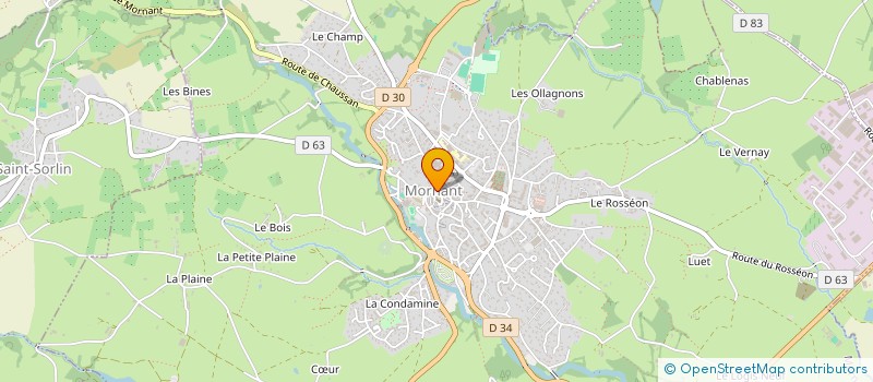 localisation de l'entreprise CUMA CASSIS  MORNANT