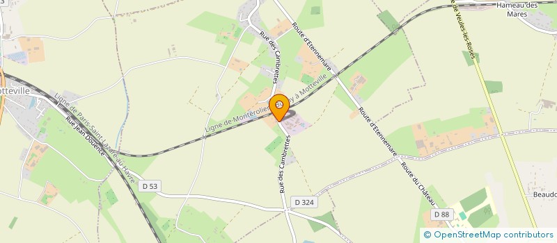 localisation de l'entreprise CUMA CAUCHOISE  AUZOUVILLE-L'ESNEVAL