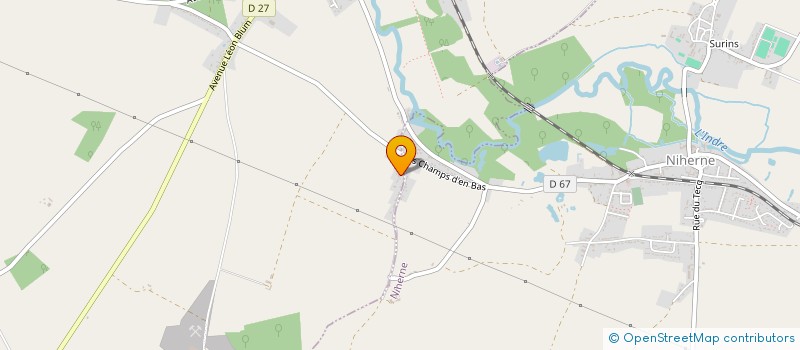 localisation de l'entreprise CUMA CERES à VILLEDIEU-SUR-INDRE