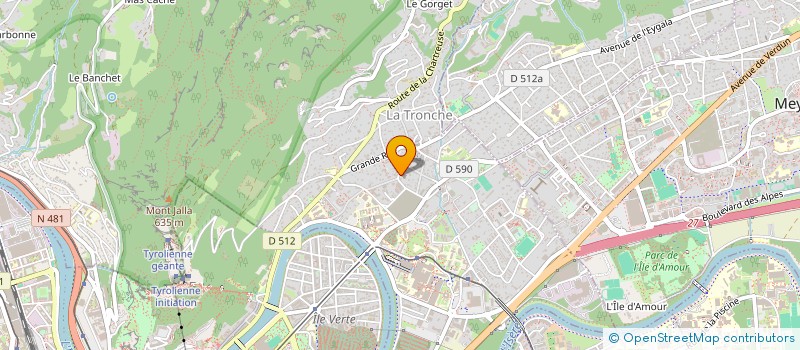 localisation de l'entreprise CUMA CHARTREUSE SUD  LE SAPPEY-EN-CHARTREUSE