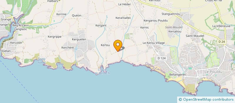 localisation de l'entreprise CUMA CLOHARS CARNOET  CLOHARS-CARNOET