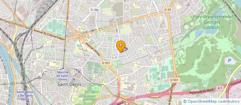 localisation de l'entreprise CUMA CONSTRUCTION à SAINT-DENIS