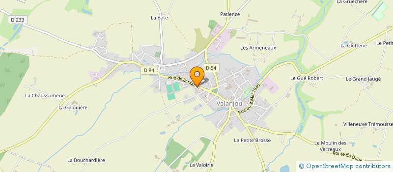 localisation de l'entreprise CUMA CROIX DE BOIS  CHEMILLE-EN-ANJOU