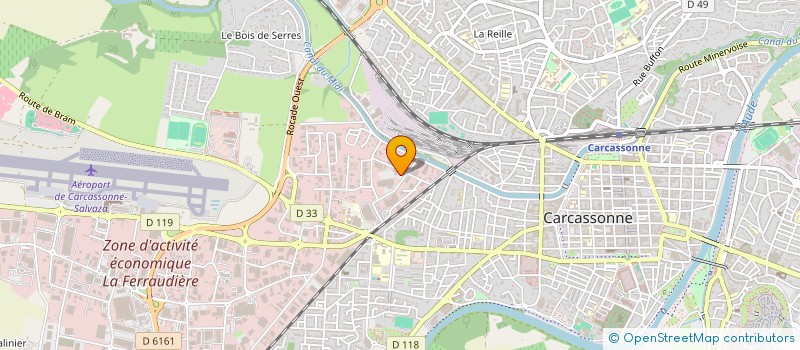 localisation de l'entreprise CUMA CUMAGRI  CARCASSONNE