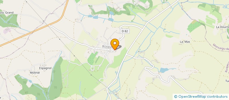 localisation de l'entreprise CUMA D 656 à ROQUECOR