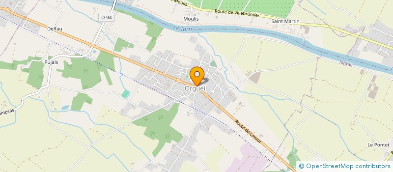 localisation de l'entreprise CUMA D ACCUEIL D ORGUEIL  ORGUEIL