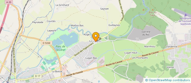 localisation de l'entreprise CUMA D'ACCUEIL DE ST CIRQ  SAINT-CIRQ