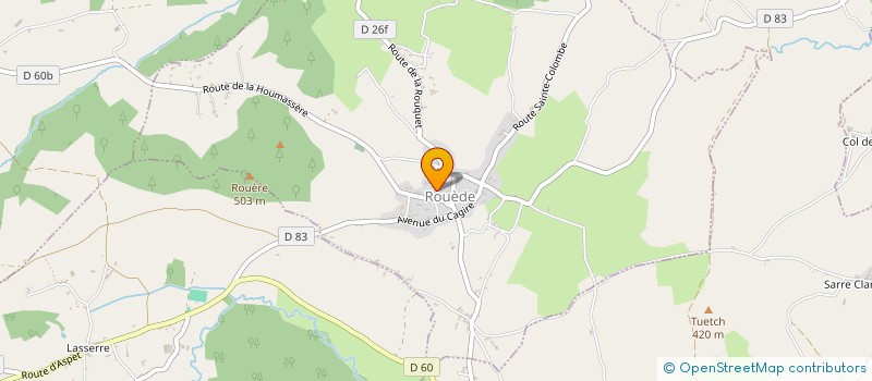 localisation de l'entreprise CUMA D'ACCUEIL HAUTE VALLEE DE L'ARBAS  CHEIN-DESSUS