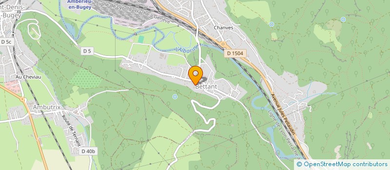 localisation de l'entreprise CUMA D AMBRONAY L ECHAUD à AMBRONAY