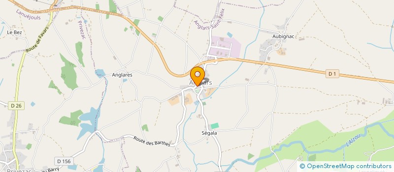 localisation de l'entreprise CUMA D'ANGLARS DE RIGNAC  ANGLARS-SAINT-FELIX