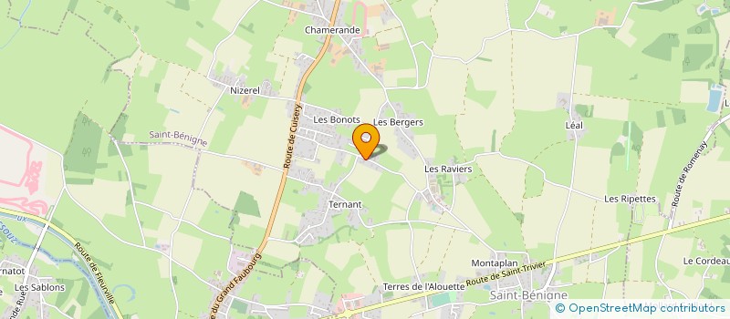 localisation de l'entreprise CUMA D ARBIGNY LA FOURRAGERE  ARBIGNY