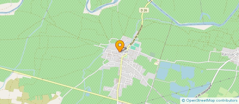 localisation de l'entreprise CUMA D ARNELLE  RAISSAC-D'AUDE