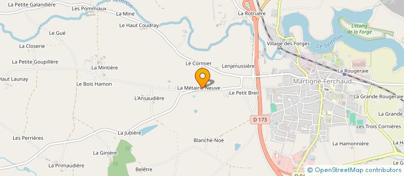 localisation de l'entreprise CUMA D'EANCE  EANCE