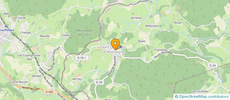 localisation de l'entreprise CUMA D'ECOCHE  ECOCHE