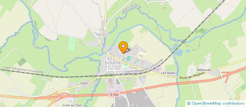 localisation de l'entreprise CUMA D ECOUCHE à ECOUCHE-LES-VALLEES