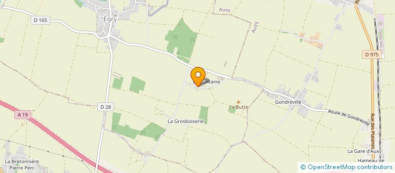localisation de l'entreprise CUMA D'EGRY à EGRY