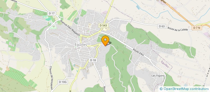 localisation de l'entreprise CUMA D'EGUILLES  EGUILLES