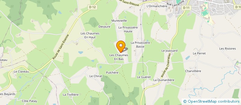 localisation de l'entreprise CUMA D'ENSILAGE  CHAZELLES SUR LYON