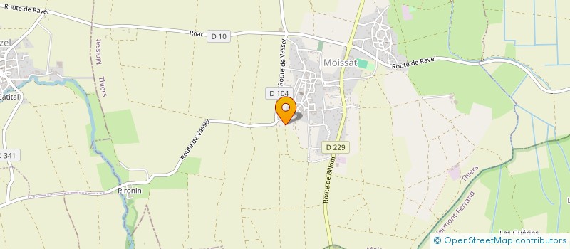localisation de l'entreprise CUMA D'ESPIRAT à MOISSAT